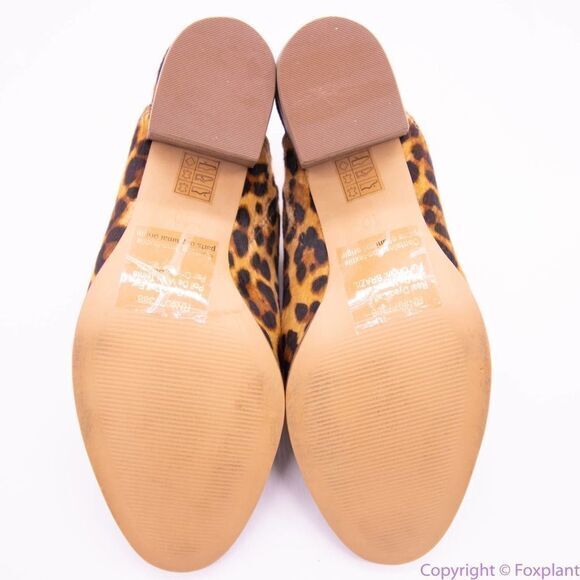 NEW Madewell The Harper Mule in Leopard Calf Hair, size 10 - Picture 11 of 12